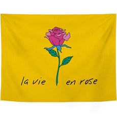 메키고 컬러포인트 아트 패브릭월 행잉 포스터, 라비앙로즈