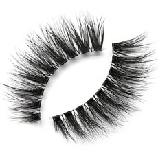 퍼니셀러 메이크업 두꺼운 인조 양쪽 속눈썹 EA05투명테리어, 1개