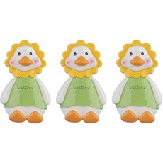 Mazing Choice 可愛鴨子冰箱磁鐵 3入, 綠色