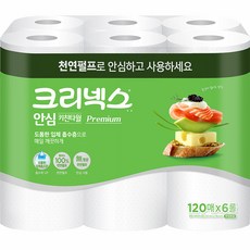 Kleenex 優質捲筒式廚房紙巾, 120張, 6捲