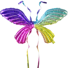 MEO Home生日派對蝴蝶翅膀氣球 單翼 闪亮, 層次, 10個