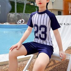 Papayane 男童用 Line 23 防曬泳衣