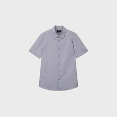 Mind Bridge 男款Easy Care彈性中長版正裝短袖襯衫 MXDS3181