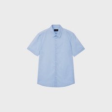 Mind Bridge 男款Easy Care條紋短袖中長版正裝襯衫 MXDS3184