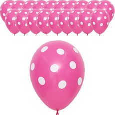 셈퍼텍스 풍선 도트 30cm, 푸치샤, 20개