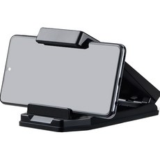 JEONGWONJEONSAN 車用吸附式智慧型手機平板支架, 黑色, 1個