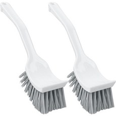 World Clean Leua 握柄刷, 白色 +灰色, 2個