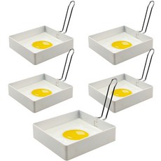 Eva 白色方形煎蛋模, 5個