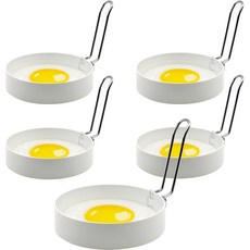 白色圓形雞蛋架, 5個