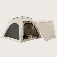 韓國 BUFFALO B1 遮陽帳篷, 4人用, 象牙白