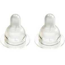 difrax 嬰兒奶瓶奶嘴 L號, 2個, 單一顏色
