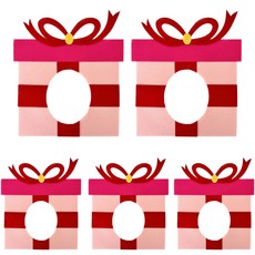 happeevely 生日派對面具禮物盒, 5個, 混色