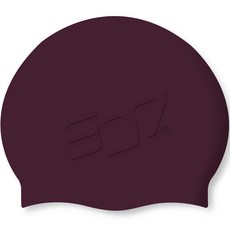 SD7 浮雕矽膠泳帽, 萬歲洋紅, 1個