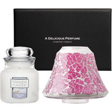 Yankee Candle 小罐香薰蠟燭馬賽克 Jashade 禮品套裝, 婚禮當天, 粉色的