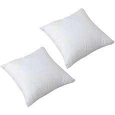 全洗滌飽滿舒適靠枕芯 2入, 單色