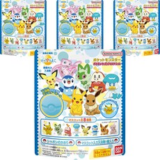 반다이 깜짝에그 시리즈 포켓몬스터 키즈볼 4종 세트 랜덤발송, 1세트