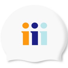 SD7 Hiji 基本款泳帽, 白色, 1個