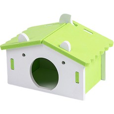 Doori Pet 簡易組裝衛生PVC倉鼠屋, 綠色, 1個
