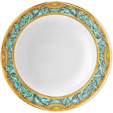 베르사체 LA SCALA DEL PALLAZZO VERDE 플룻디쉬 14cm, 혼합색상, 1개