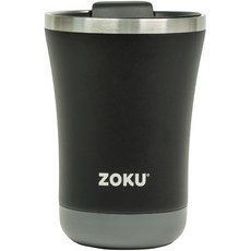 ZOKU 車用真空不鏽鋼保溫杯, 黑色, 350ml