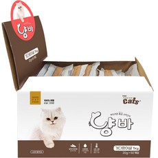 더캣츠 고양이용 냥바 부드러운 통살 스틱 간식 50p, 가다랑어, 1kg, 1개