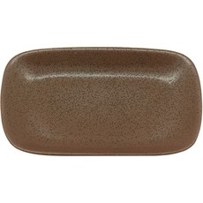 로슬린 이신 삼선직사각 접시, 브라운, 1개