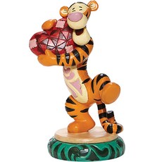 JIMSHORE 魔法城堡 迪士尼 愛心跳跳虎公仔 14cm, 1個