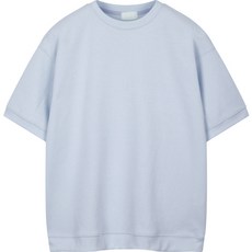 해리슨 남성용 통기성 양면 PK 오버핏 라운드 반팔티 MDL1483