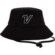 Volvik V標誌 男女通用 高級高爾夫漁夫帽, 黑色, 1個