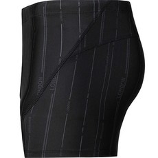 男性黑色101 Vandigro三分四角泳褲 B235MF02011