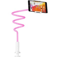 블루리빙 롱 스마트폰 조절 거치대, 핑크, 1개