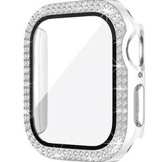 SPACE SHIELD 智慧手錶 Double Shine 水鑽保護殼 40mm, 透明