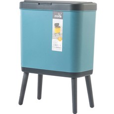 Simplicity 窄縫直立式大容量垃圾桶, 天空藍, 1個