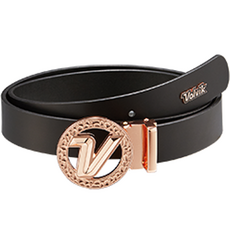 Volvik VBAB 女用磨砂高爾夫皮帶, 黑色
