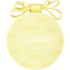 cocoheali 可可萌色 孩童防曬粉餅 黃色 SPF50+ PA++++, 1個, 22g