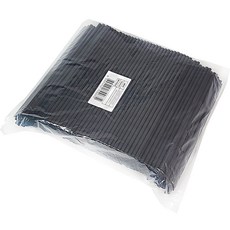 대성산업 일자 검정 벌크포장 빨대 7 x 250 mm, 500개, 1개