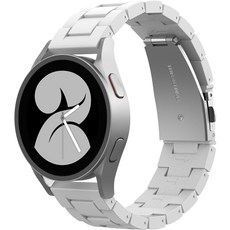 별다섯 갤럭시워치 호환 캔디 컬러블록 스트랩 + 조절툴 세트, 화이트, 1개