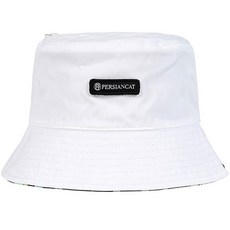 PERSIANCAT 高爾夫六角雙面漁夫帽, 白色