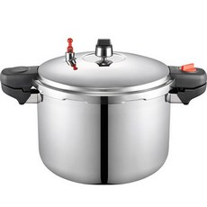 PNPOONGNYUN High Commerce S 不鏽鋼三層商用壓力飯鍋 25人份 PHSPC-25, 13L, 1個, 混合顏色
