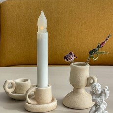 옆동네몰 흘러내리는 촛농 테이퍼 전자LED양초 12p, 혼합색상