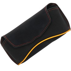 에이스피드 차량용 스웨이드 선글라스 케이스 C58, 블랙, 1개