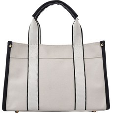 NEWEN 日常帆布肩背環保拼色皮革托特包 WE30A