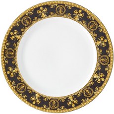 VERSACE 凡賽斯 I Love Baroque NERO盤子 22cm, 混合色, 1個