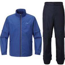 Cutter & Buck 男士線點高爾夫雨衣上下套組, 藍色, 1組