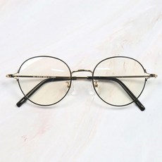 MELACME 開衩圓形金屬眼鏡框