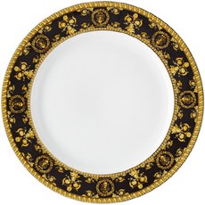 VERSACE 凡賽斯 I Love Baroque NERO湯盤 22cm, 混色, 1個