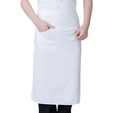 쉐프 롱타입 앞치마, 화이트, 1개