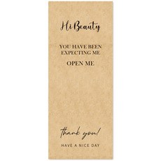 e-home baking 直式長方形密封包裝貼紙 50入, 牛皮紙, 1個