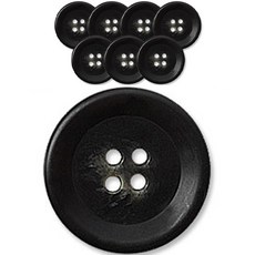 동대문단추왕 무광 단추 21mm, 블랙모던, 8개