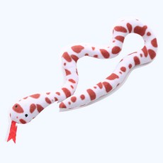 狗狗與貓咪貓咪玩具蛇玩偶, 1個, 棕色